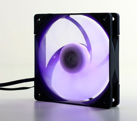 Scythe Ventilator Pentru Carcasă Kaze Flex 120mm (1800rpm / 79.76cfm) cu Iluminare RGB și Conexiune 4-Pin PWM