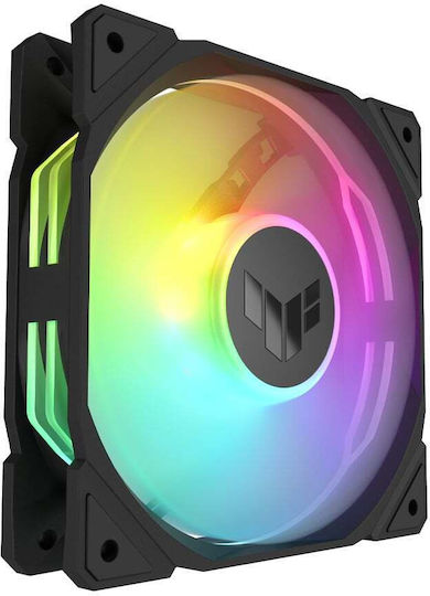 Asus TUF Gaming TR120 Reverse Blade Case Fan 2000rpm 76.3cfm with ARGB Lighting and 4-Pin PWM Connection