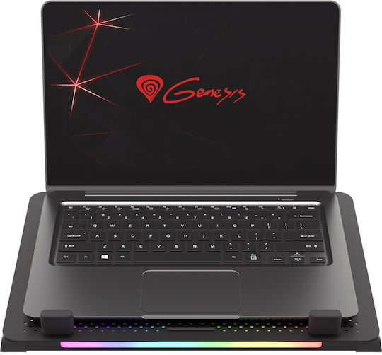 Genesis Oxid 450 RGB Cooling Pad για Laptop έως 15.6" με 1 Ανεμιστήρα