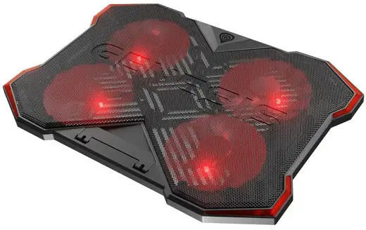 Genesis Oxid Cooling Pad για Laptop έως 17.3" με 4 Ανεμιστήρες
