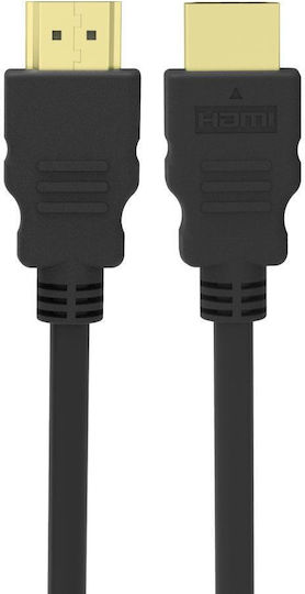 Powertech Кабел HDMI мъжки - HDMI мъжки 3м Черен
