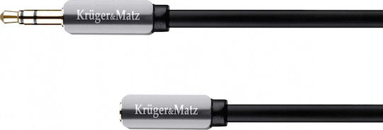 Kruger & Matz HDMI-Kabel männlich - HDMI-Stecker männlich 3m Silber