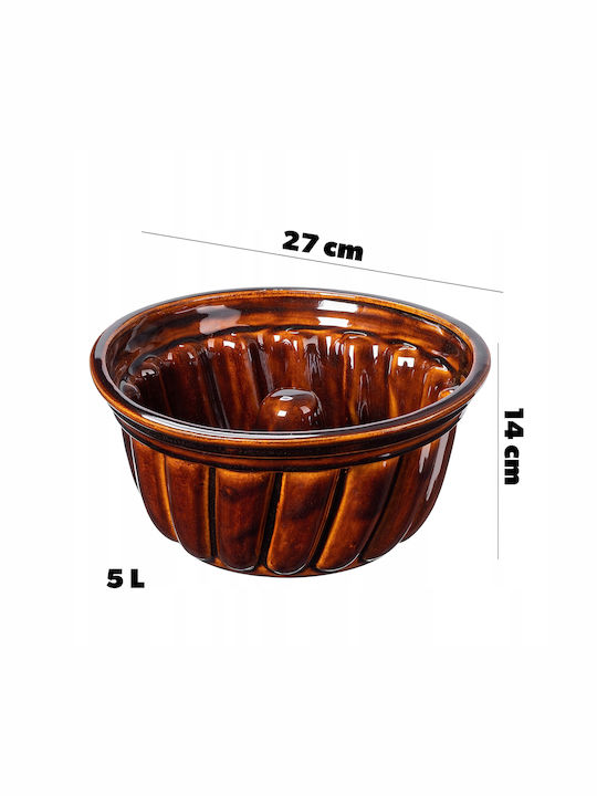 Kadax Formă de Patiserie pentru Chec Rotund Ceramică 1buc