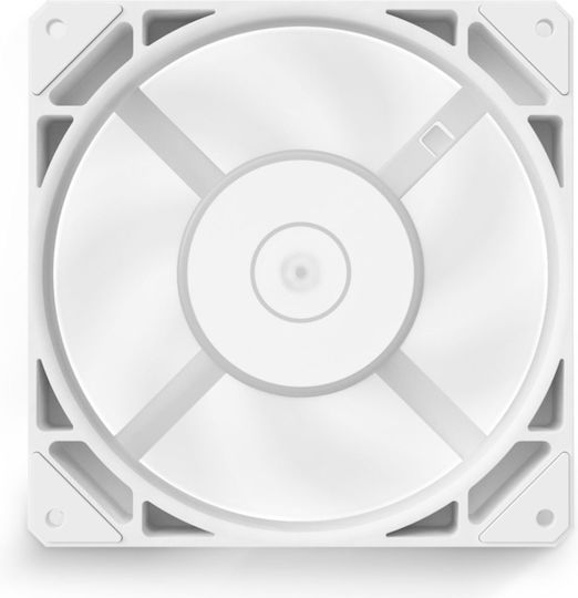 Ekwb FPT 140 Case Fan 2200rpm 118.01cfm With RGB Lighting And 4-Pin PWM Connection White