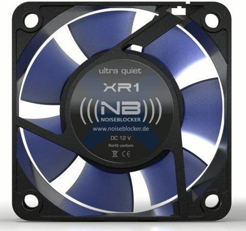 Noiseblocker XR-1 Case Fan 60mm with Red Lighting and Connection 3-Pin 1pcs