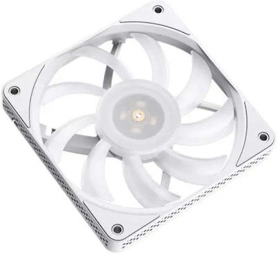 Jonsbo HF1215 Case Fan 120mm με ARGB Φωτισμό και Σύνδεση 4-Pin PWM Λευκό