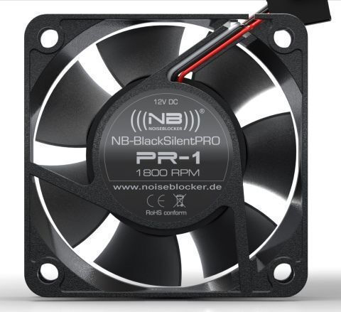 Noiseblocker PR-1 Case Fan 60mm with Connection 3-Pin 1pcs