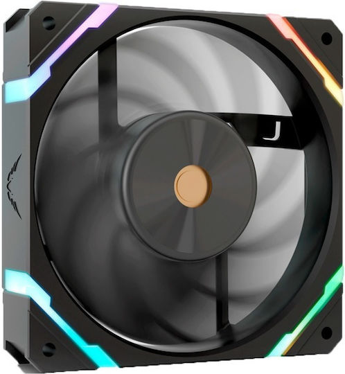 Valkyrie X12 Reverse Case Fan 120mm with ARGB Lighting and Connection 4-Pin PWM 1pcs