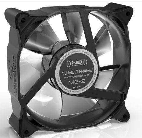 Noiseblocker M8 S2 Case Fans 80mm (1700rpm) Without LEDs Connection 3-Pin