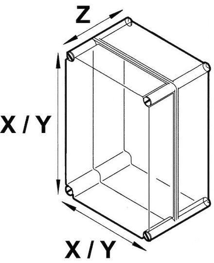 Hammond Plastic Enclosure 80x40x20mm Black (1551KBK)
