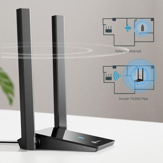 TP-LINK Archer TX20U Αντάπτορας Δικτύου USB με Ενσύρματη Σύνδεση Ethernet (v1)