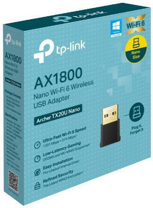 TP-LINK Archer Tx20u Nano v1 Wireless USB Adaptor de rețea