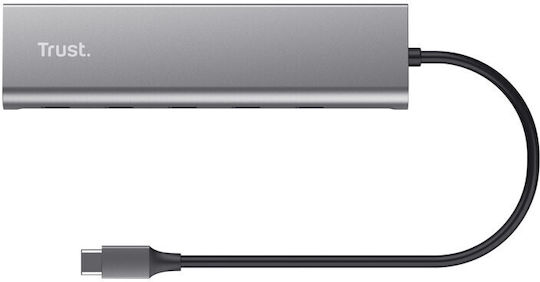 Trust Hub 16 Θυρών USB 3.2 με σύνδεση USB-C Ασημί