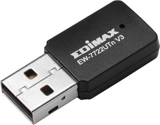 Edimax EW-7722UTn Αντάπτορας Δικτύου USB με Ασύρματη Σύνδεση Wi-Fi 300Mbps (v3)