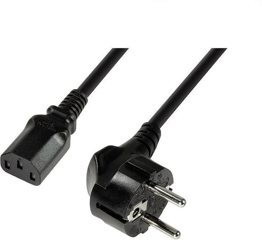 LogiLink Schuko - IEC C13 Cable 1.8m Μαύρο CP090