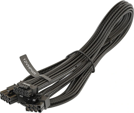 Seasonic - 12+4pin 12VHPWR Кабел Черен (SS2X8P-12VHPWR-600/BLACK)