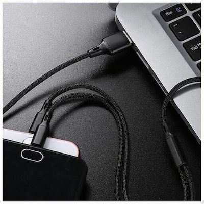 Regular USB to Lightning / Type-C / micro USB 1.2m Cable (00022194)