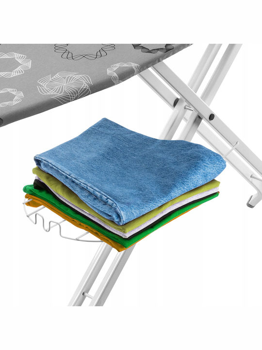Kadax Bügelbrett für Dampfbügeleisen Zusammenklappbar 120x38cm