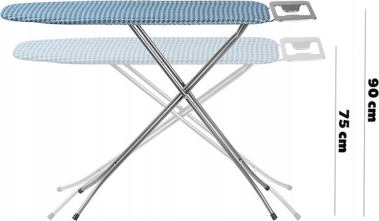 Kadax Masă de Călcat Pentru Fierul de Călcat cu Aburi Compactă 110x30cm