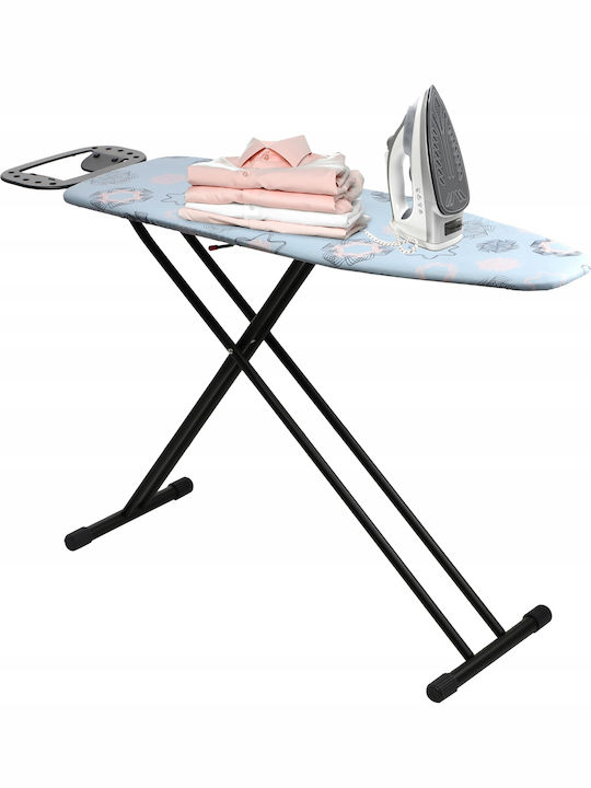 Kadax Bügelbrett für Dampfbügeleisen Zusammenklappbar 120x38cm