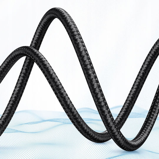 Mcdodo Braided USB to Type-C / Lightning / micro USB Cable Μαύρο 1.2m (CA-0930)