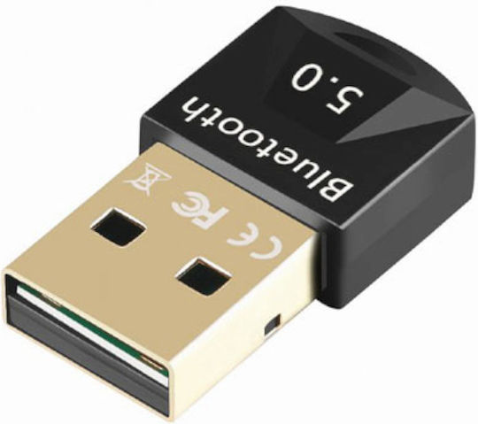 Vention USB Bluetooth 5.0 Адаптер с Обхват 20м Черен (CDSB0)