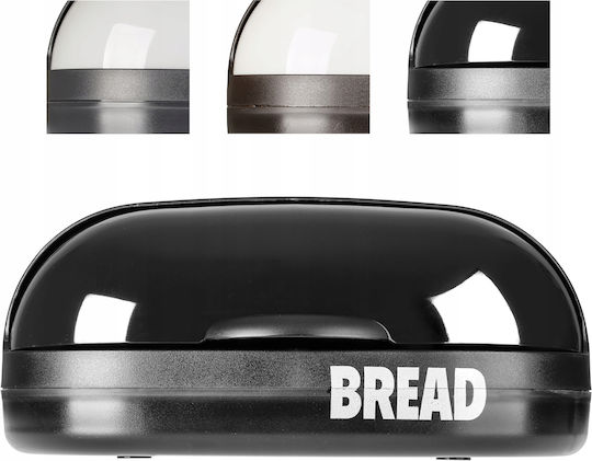 Kadax Bread Box Plastic Black