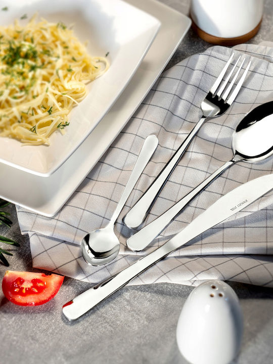 Kadax Set de Tacâmuri Inoxidabil Argintiu 24buc