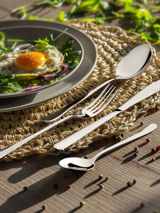 Kadax Set de Tacâmuri Inoxidabil Argintiu 24buc