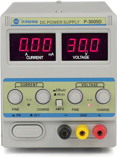 Sunshine Laboratory Power Supply with 1 Channel 30V 5A P-3005D