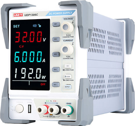 Uni-T Laboratory Power Supply with 1 Channel 32V 6A and Maximum Power 192W UDP1306C
