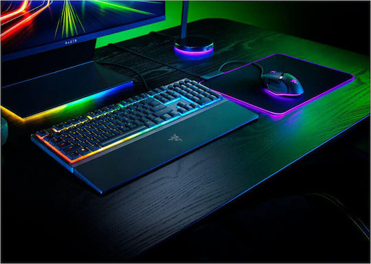 Razer Ornata V3 Gaming Mechanical Keyboard with Membrane Switches and RGB Lighting English US