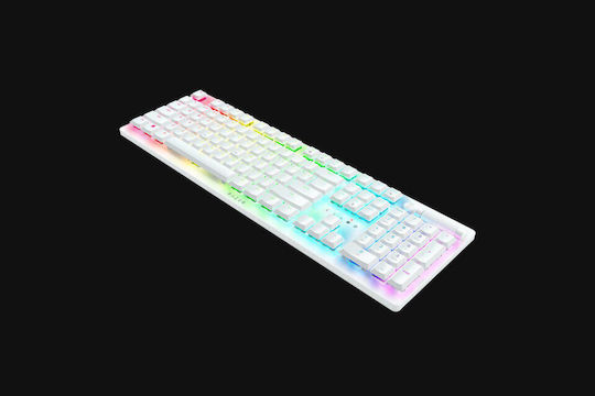 Razer Deathstalker V2 Pro Wireless Optical Gaming Keyboard with Razer Optical Purple switches and RGB lighting (English US) White