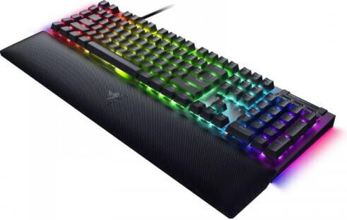 Razer BlackWidow V4 X Gaming Mechanical Keyboard with Razer Green switches and RGB lighting (English US)