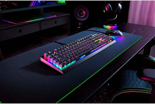 Razer BlackWidow V4 X Gaming Mechanical Keyboard with Razer Yellow switches and RGB lighting (English US)