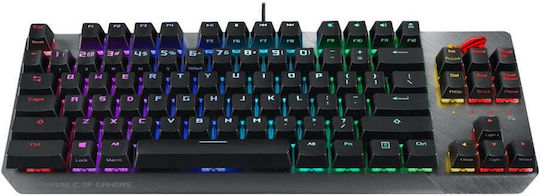 Asus ROG Strix Scope NX Gaming Mechanische Tastatur Tenkeyless mit ROG NX Rot Schaltern und RGB-Beleuchtung (Englisch US)