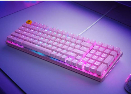 Glorious PC Gaming Race GMMK 2 Gaming Μηχανικό Πληκτρολόγιο με Glorious Fox διακόπτες και RGB φωτισμό (Αγγλικό US) Ροζ