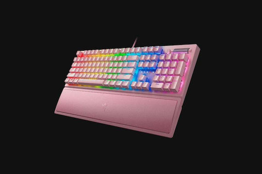 Razer BlackWidow V3 Gaming Mechanical Keyboard with Razer Green switches and RGB lighting (English US) Pink
