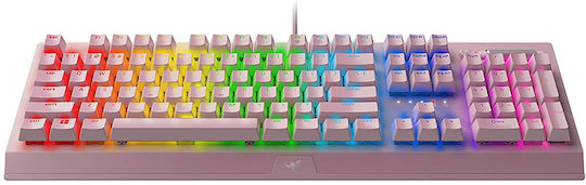 Razer BlackWidow V3 Gaming Mechanical Keyboard with Razer Green switches and RGB lighting (English US) Pink