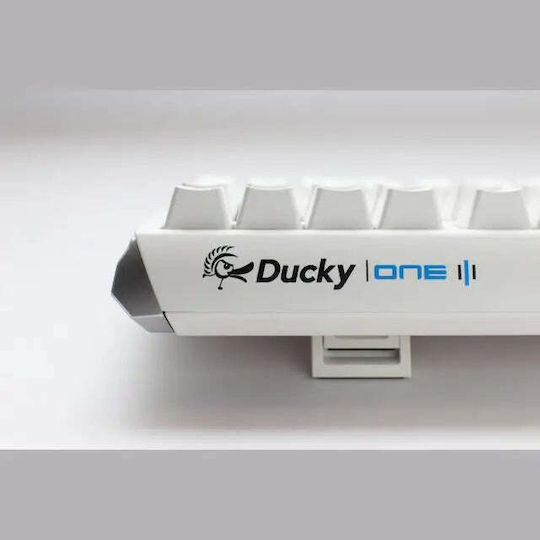 Ducky One 3 TKL Gaming Μηχανικό Πληκτρολόγιο Tenkeyless με Cherry MX Brown διακόπτες και RGB φωτισμό (Αγγλικό US) Pure White
