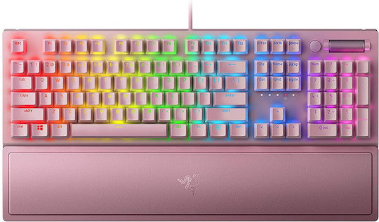 Razer BlackWidow V3 Gaming Mechanical Keyboard with Razer Green switches and RGB lighting (English US) Pink