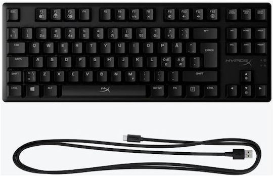HyperX Alloy Origins Core PBT Gaming Mechanical Keyboard Tenkeyless with HyperX Red switches and RGB lighting (English US)