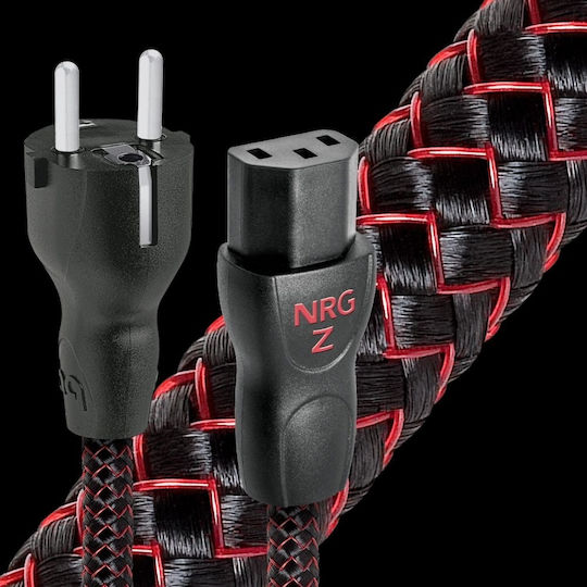 Audioquest NRG-Z3 Schuko - IEC C13 Кабел 1м Черен (aq-nrg-z3-1)