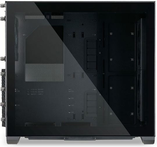 Lian Li O11 Air Mini Gaming Midi-Turm Computergehäuse mit Seitenfenster Schwarz