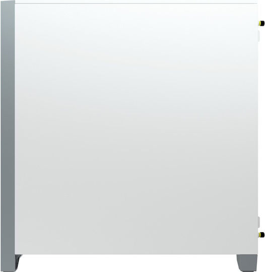 Corsair 4000D Airflow Gaming Midi-Turm Computergehäuse mit Seitenfenster Weiß
