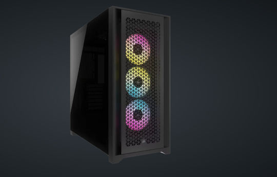 Corsair 5000D RGB Airflow Gaming Middle Tower Carcasă Calculator cu Fereastră Laterală Negru