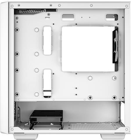 Deepcool CC360 ARGB Геймърско бюро Мини кула Компютърна кутия със страничен прозорец Бял
