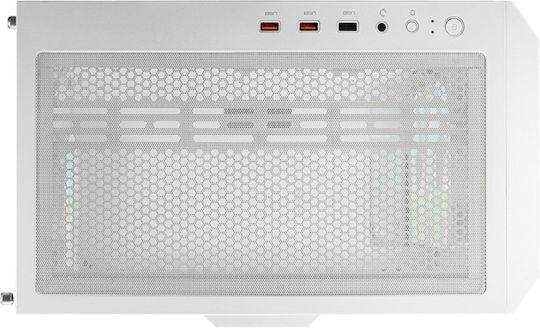 Cougar Duoface RGB Gaming Midi Tower Computer Case with Side Window White
