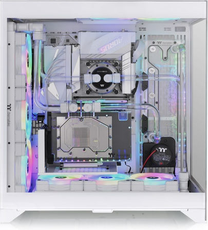 Thermaltake CTE E600 MX Gaming Midi Tower Κουτί Υπολογιστή με RGB Φωτισμό Snow