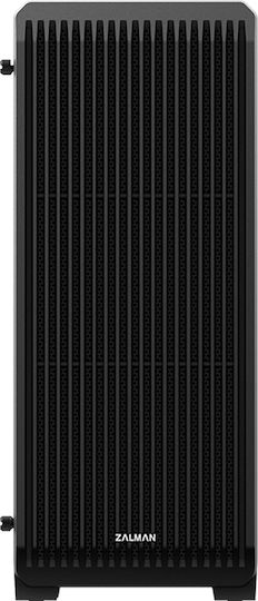 Zalman S2 TG Gaming Midi Tower Κουτί Υπολογιστή με Πλαϊνό Παράθυρο Μαύρο